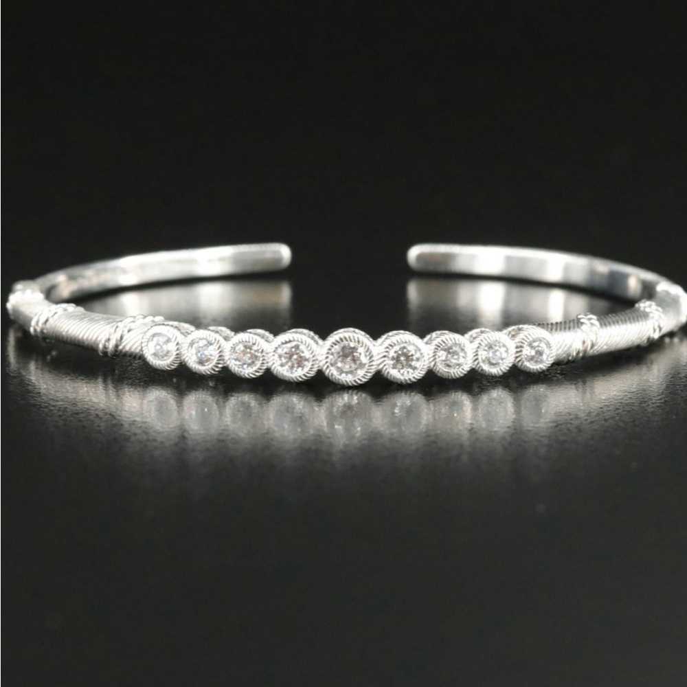 Judith Ripka Elegant Silver Bracelet